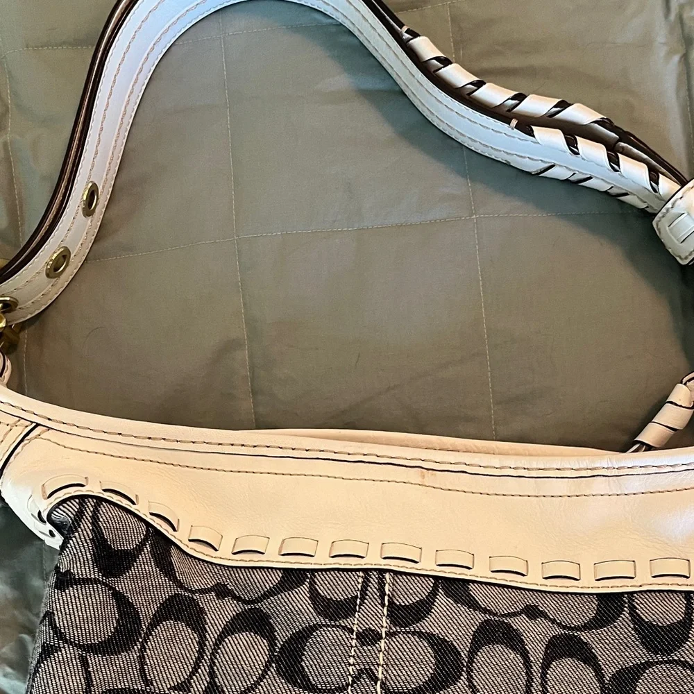 Coach Bleeker trim denim bucket bag - Picture 6 of 11